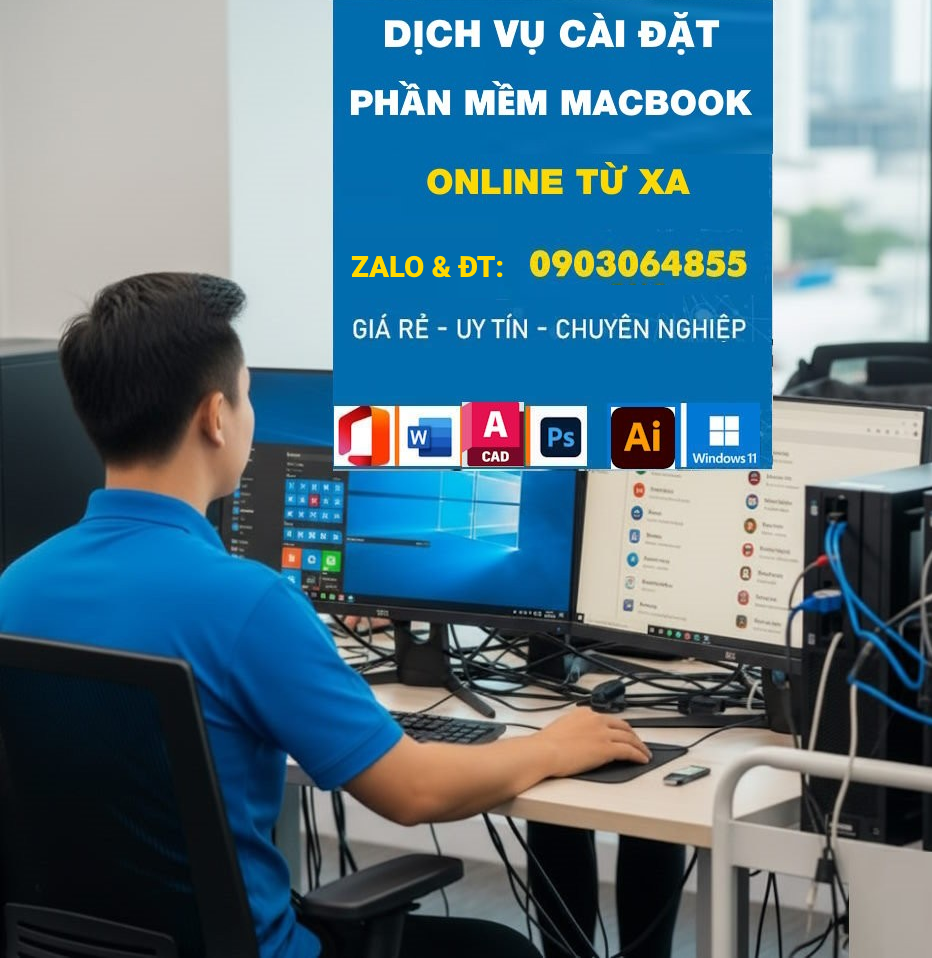 DICH VU CAI DAT PHAN MEM MAC