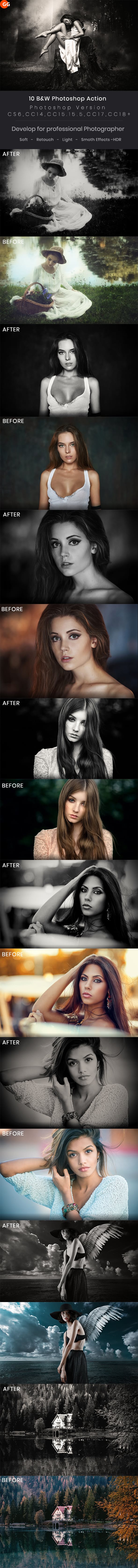 10-bw-photoshop-action 10 bw photoshop action