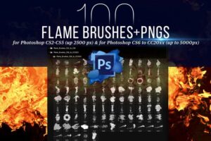 100 photoshop flame brushes pngs 830x553 1