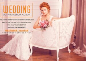 20 wedding photoshop action