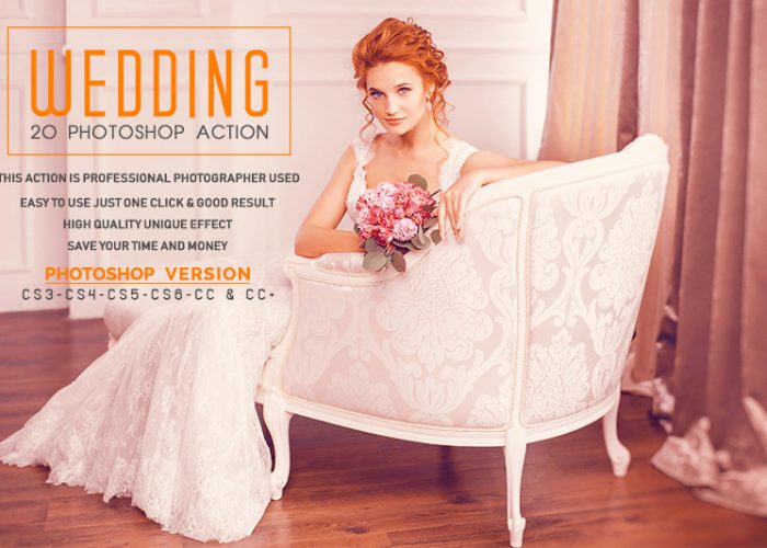 20 wedding photoshop action