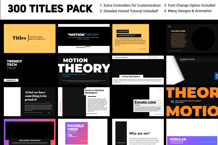 300 Titles Library For Premiere Pro MacOs 1 300 title pack premiere pro