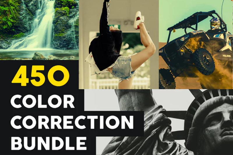 450 Color Correction Bundle cho Adobe Premiere Pro tử MacOs 1 450 preset premiere