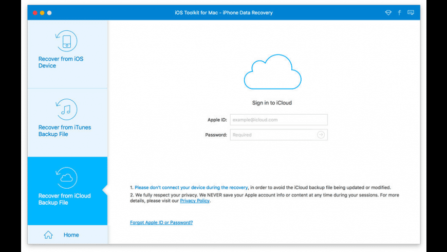 anymp4 iphone data recovery screenshot 1