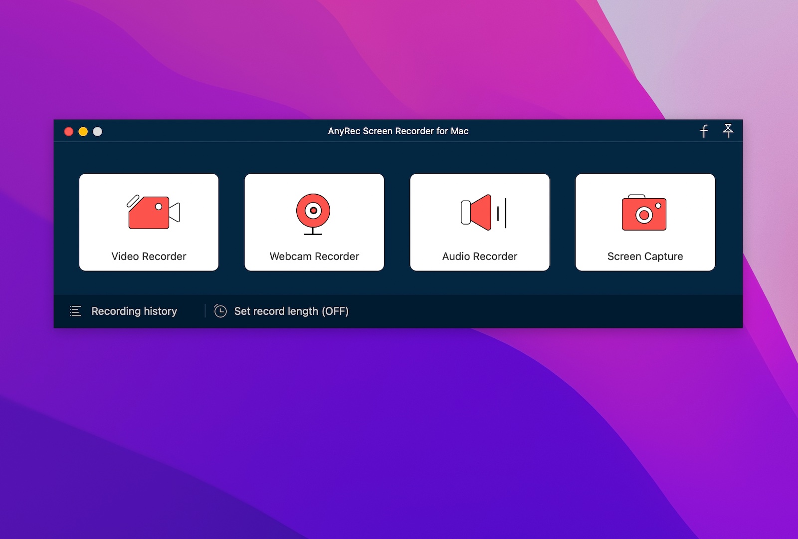 anyrec screen recorder