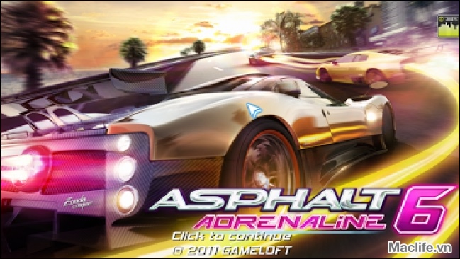 Asphalt 6 MacOs – Game đua xe gọn nhẹ trên Mac 1 asphalt 6