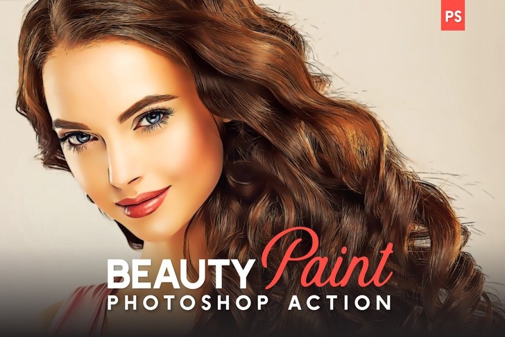 Beauty Paint Photoshop MacOs Action - Chỉnh ảnh chân dung 1 beauty paint photoshop action