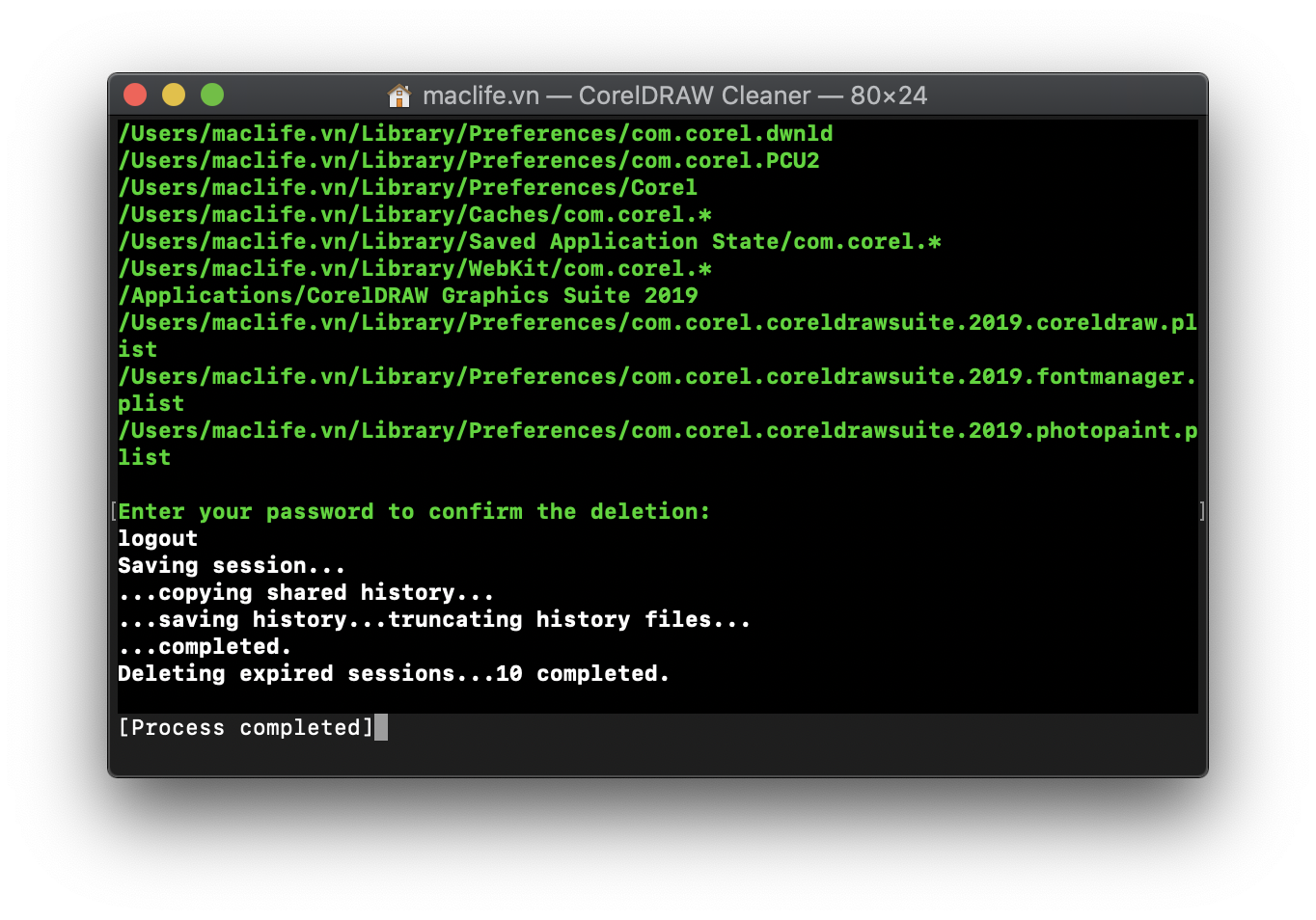 cach cai va sua loi coreldraw 2019 mac