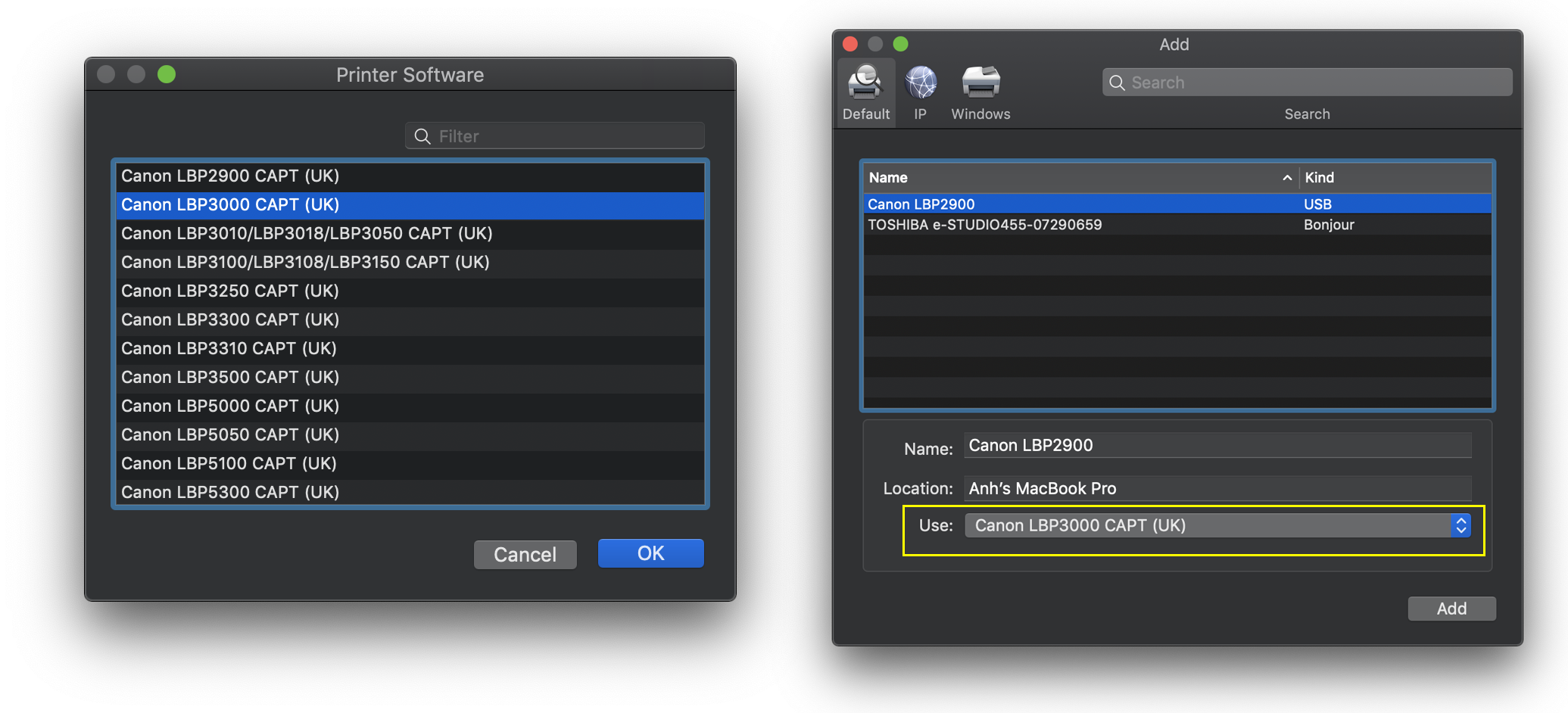 cai canon 2900 tren mojave3