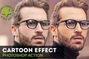 cartoon effect photoshop action