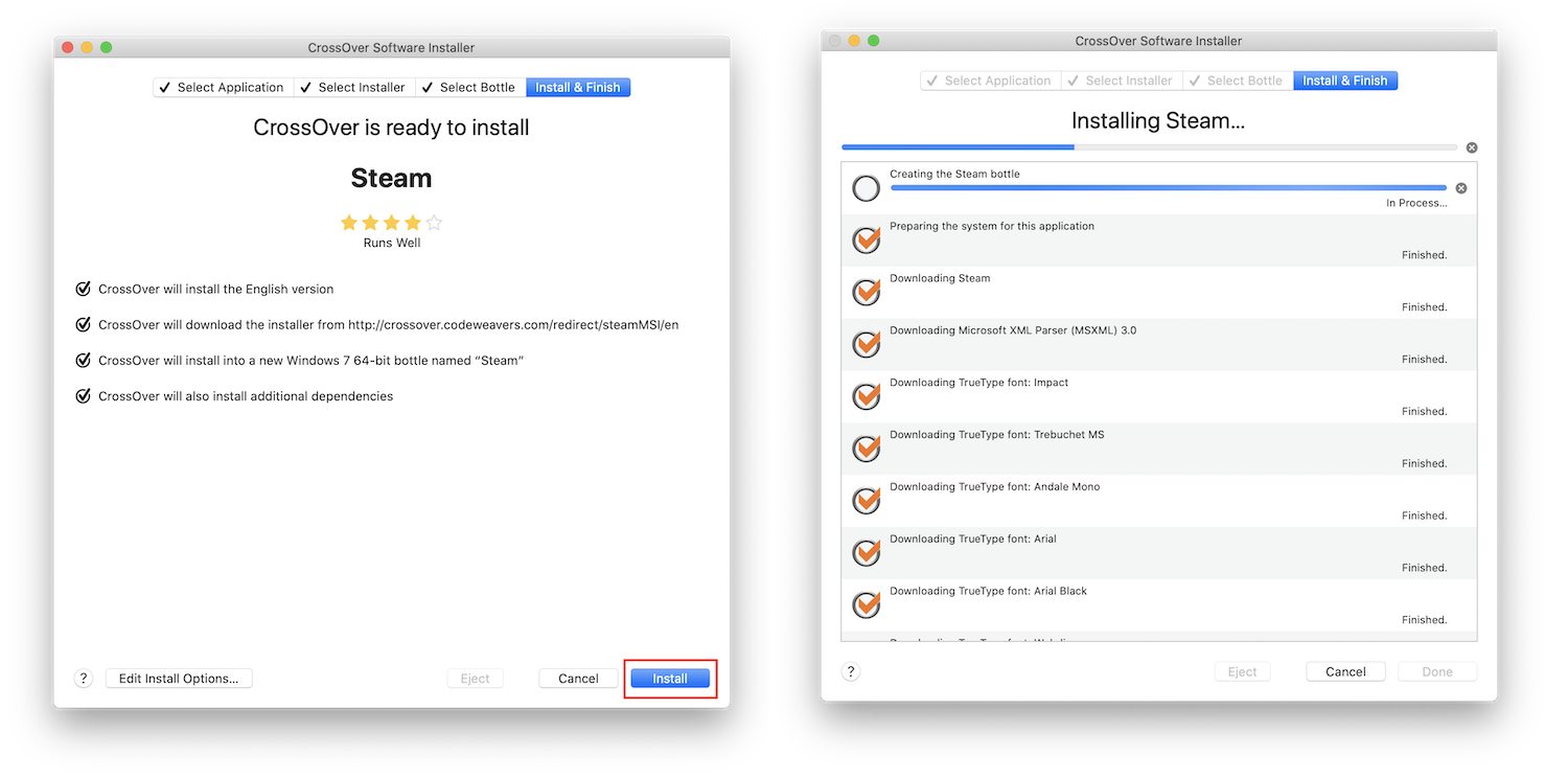chay ung dung 32 bit tren macos catalina3 5