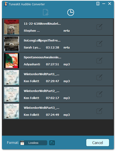 convert audible books