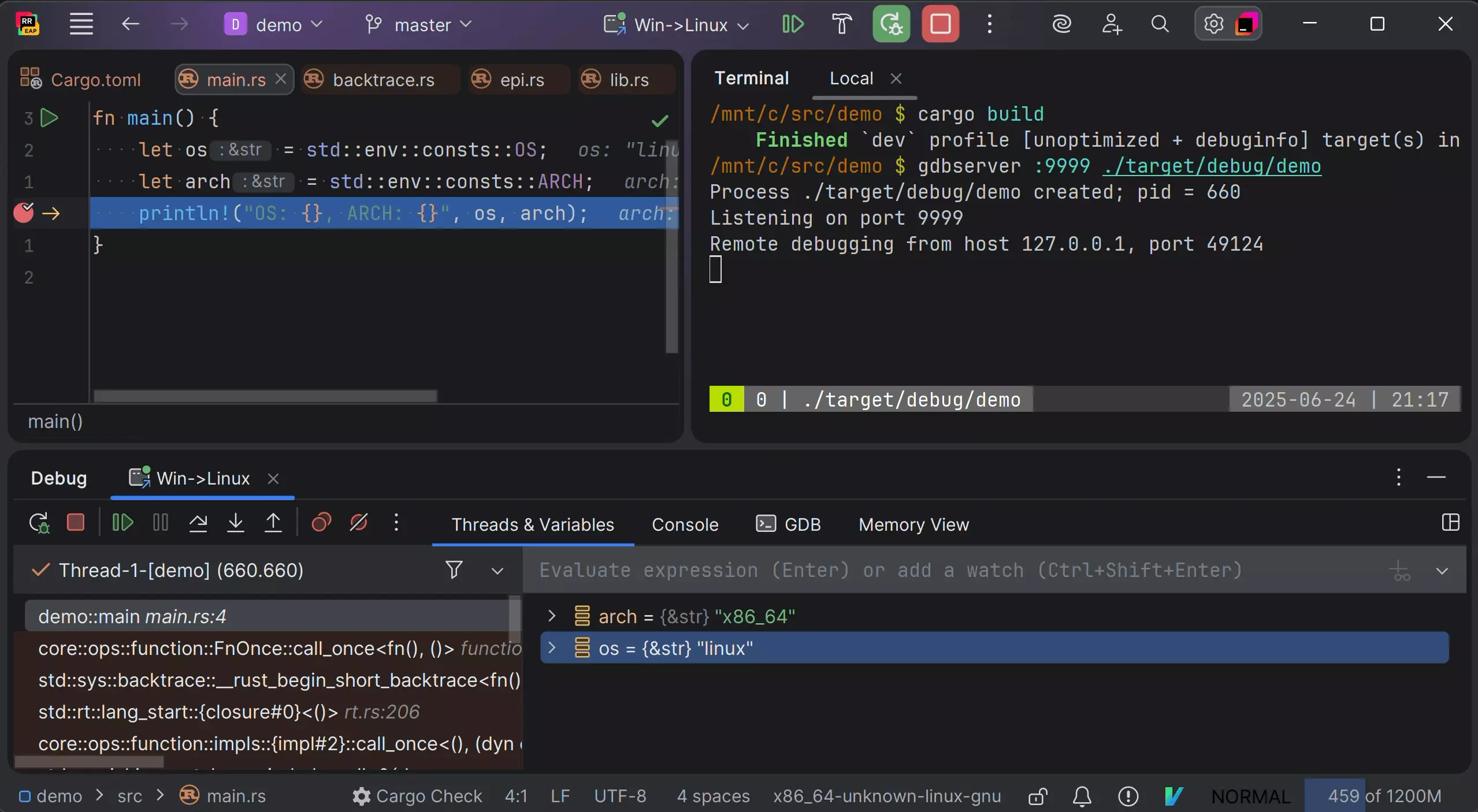 debugger_remote_targets debugger remote targets