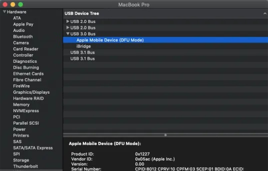 dfu-mode-showing-in-system-information dfu mode showing in system information