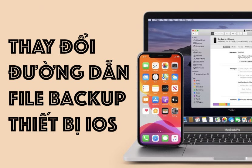 Cách đổi đường dẫn thư mục Backup iPhone macOS 1 doi duong dan backup iphone 830x553 1