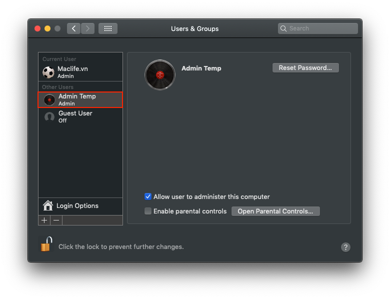 doi ten users mac 3 1