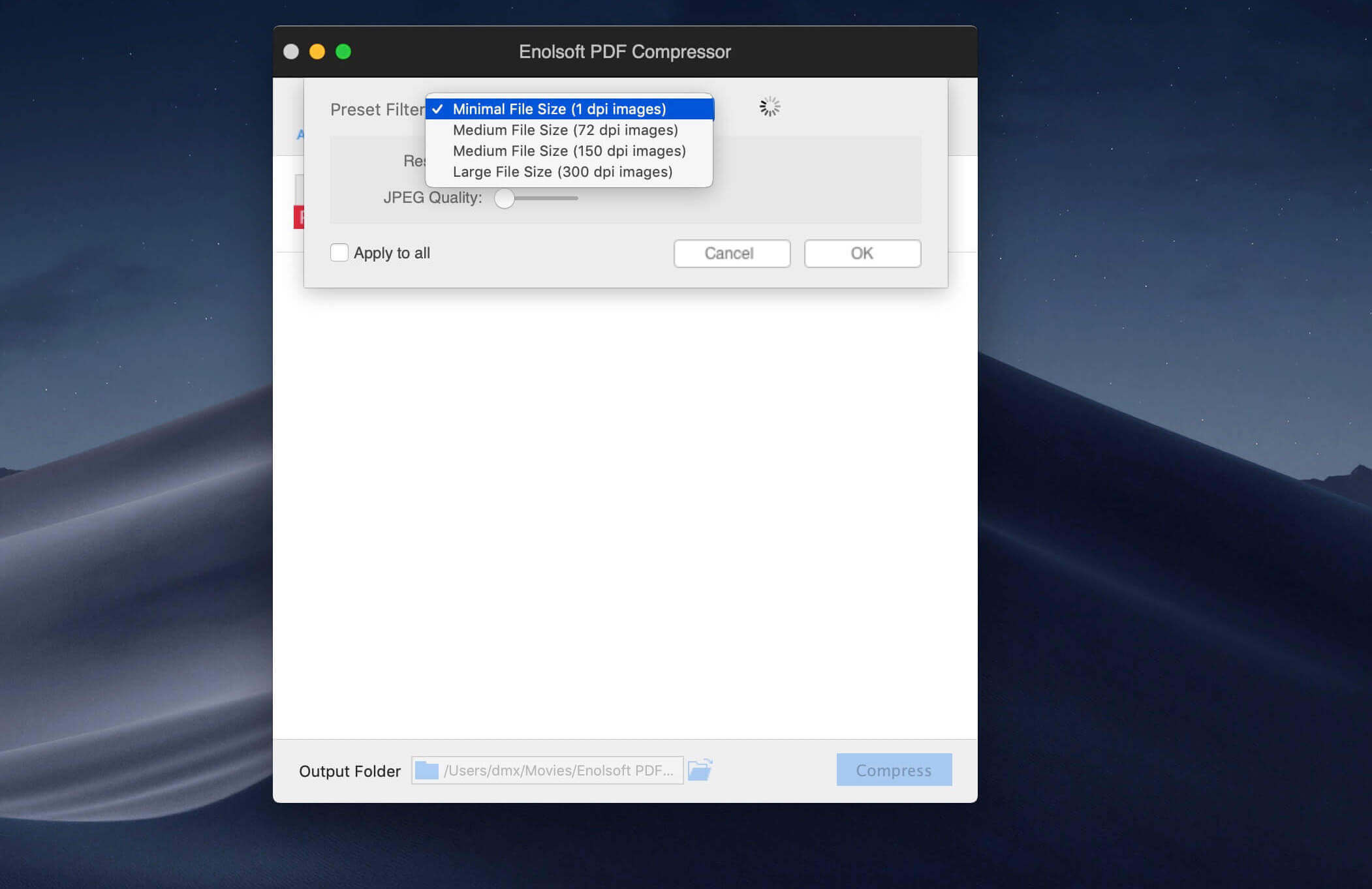enolsoft pdf compressor