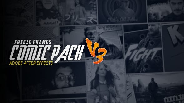 Freeze Frames MacOs: Comic Pack V3 – Comic hiệu ứng Video 1 freeze frames comic pack v3