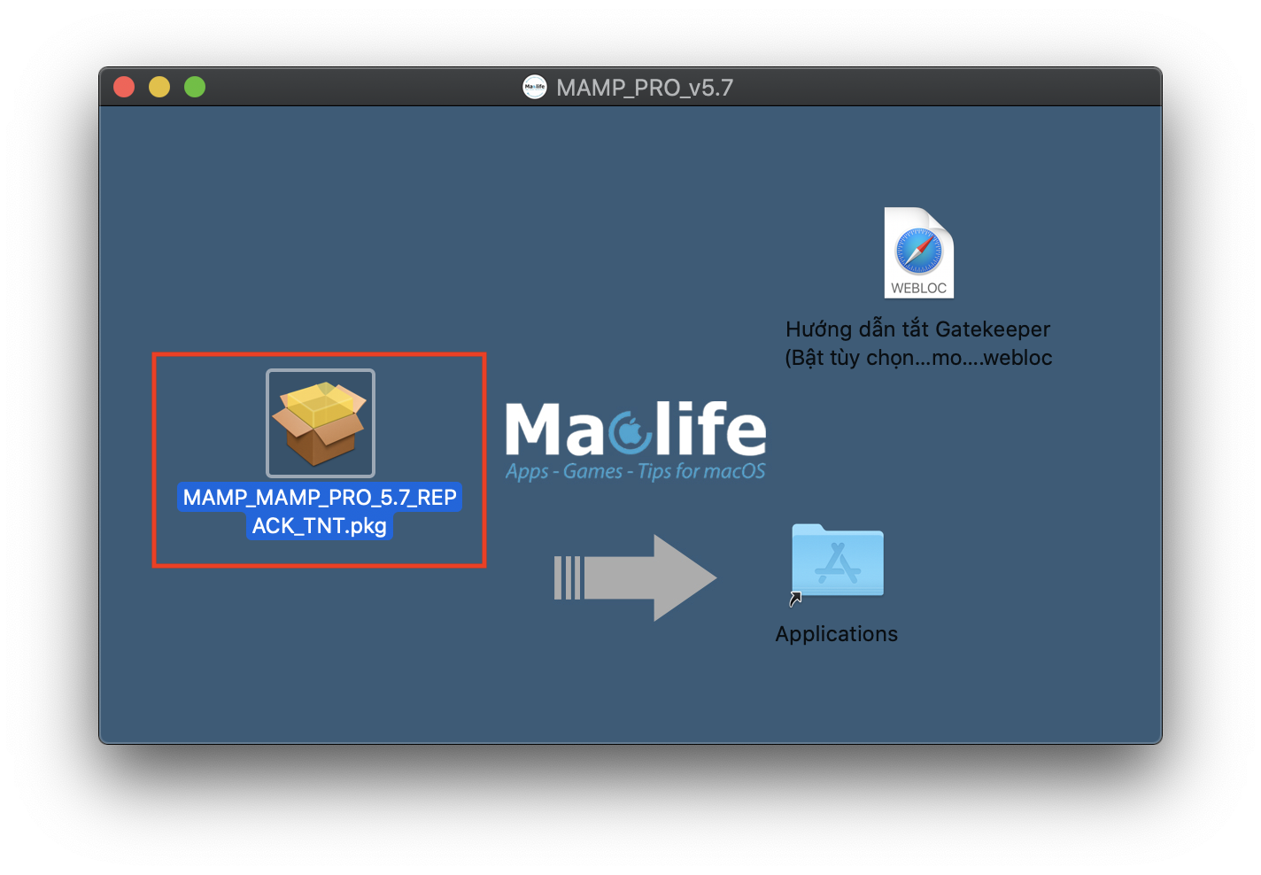 hd cai dat va su dung mamp pro 3