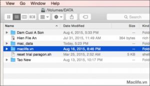 hien thi duong dan mac 1