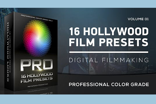 Hollywood Film Color Grading Preset đẹp cho After Effect MacOs 1 hollywood film color grading baner