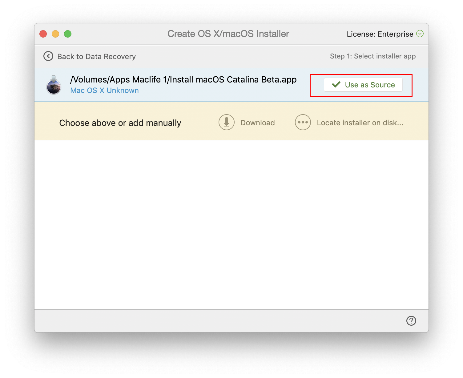 huong dan tao bo cai macos dung disk drill 7 1