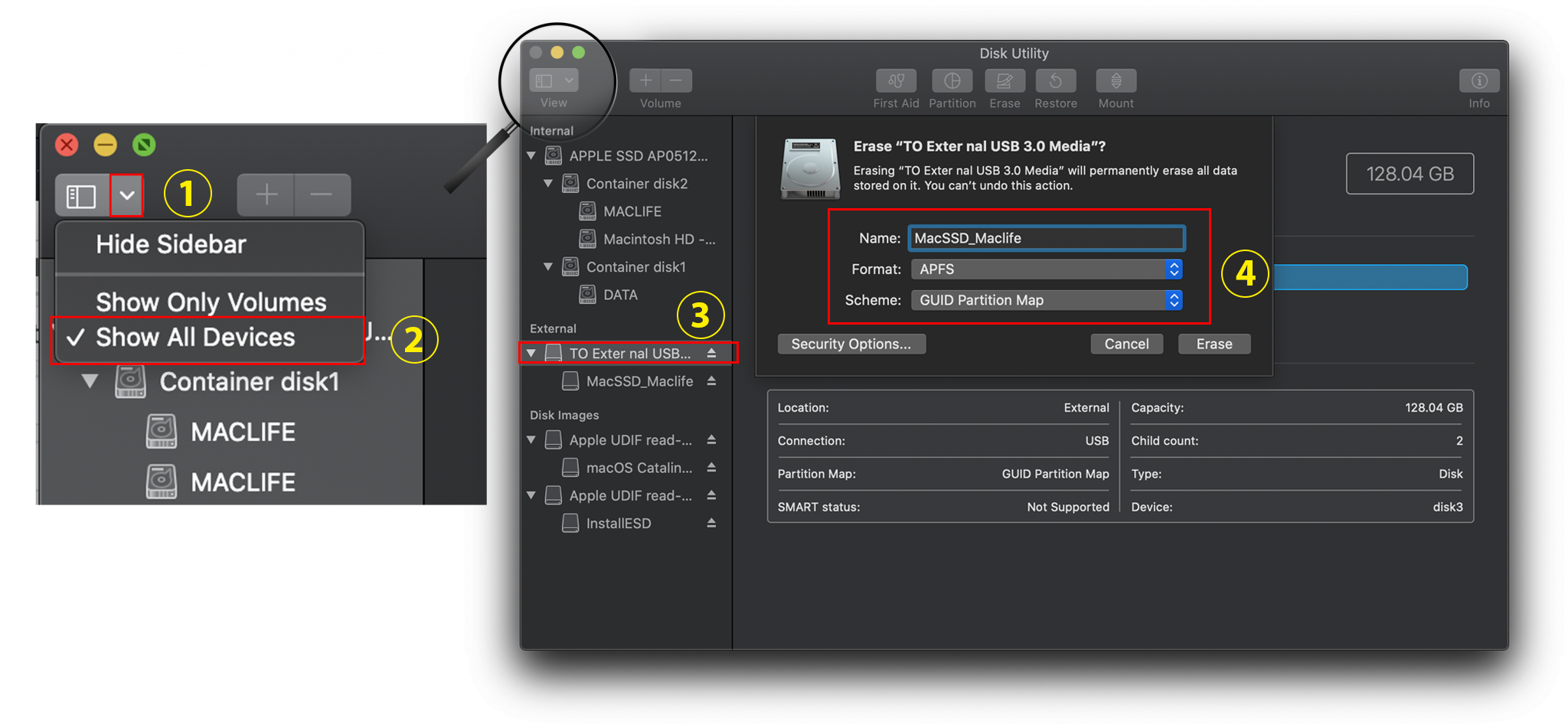 huong dan cai macos len o cung ngoai 1 1