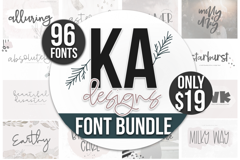 ka fonts design