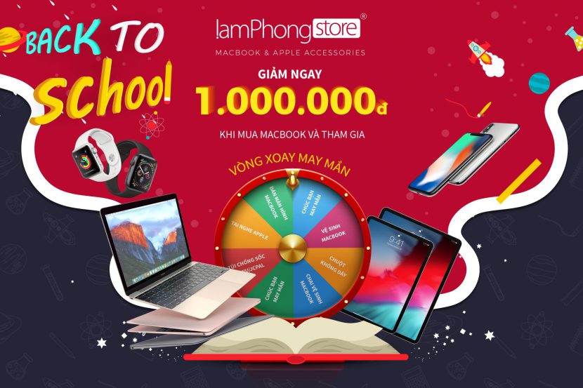 Lâm Phong Store tặng 299 voucher 1 triệu VNĐ cho tân sinh viên 2019 1 lamphongstore maclife 830x553 1