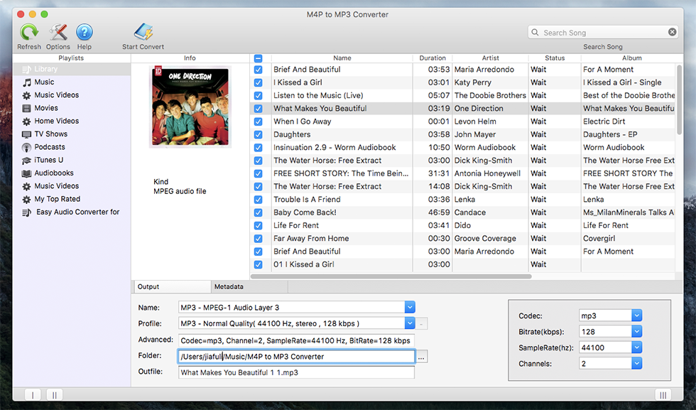 m4p to mp3 full screenshot