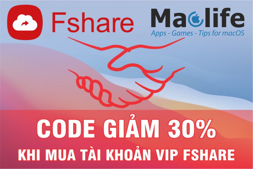 Mua tk Fshare macOs giảm 30% 1 maclifefshare 1 830x554 1