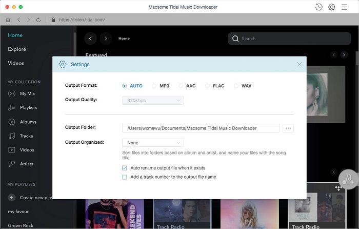 macsome tidal downloader1