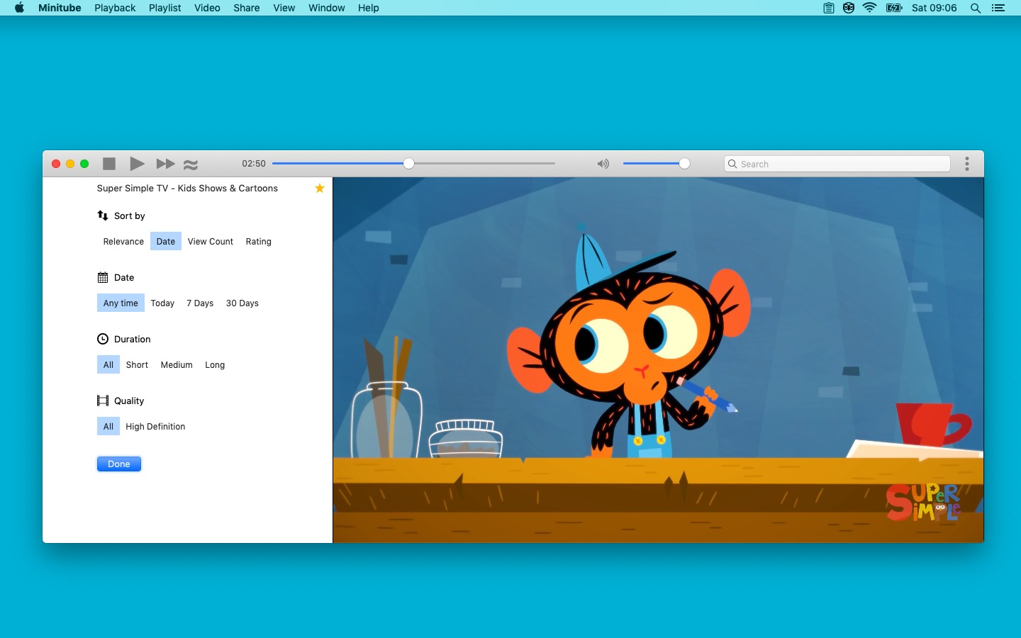 minitube for mac 3