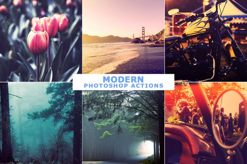 40 Modern Photoshop MacOs Actions – Bộ 40 Action tone màu đẹp 1 modern actions 830x553 1