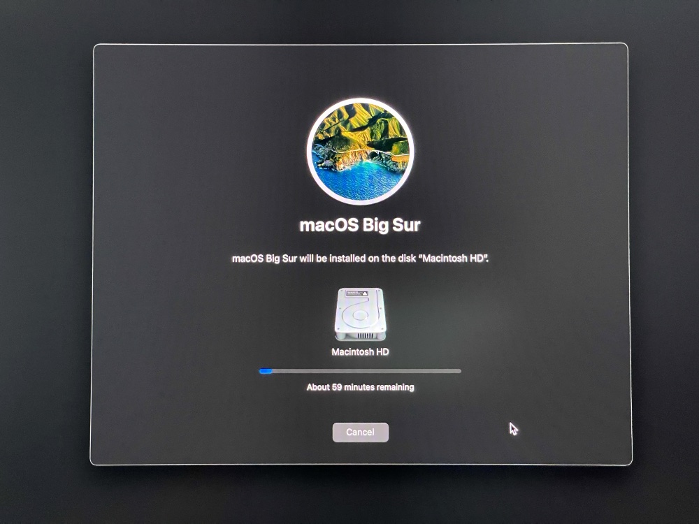 monterey to bigsur 8