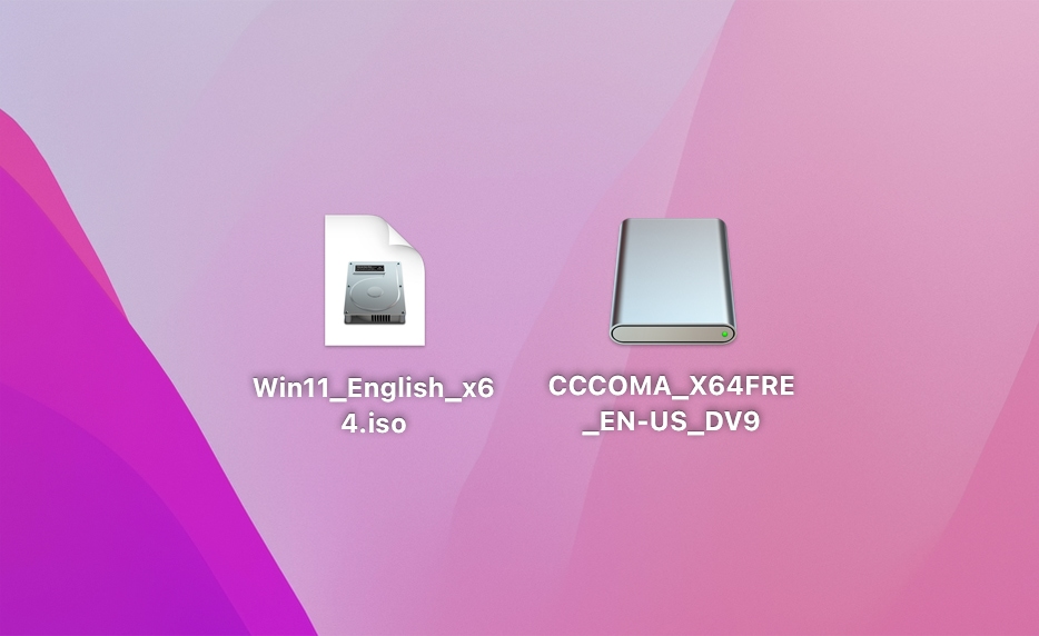 mount windows 11 iso image on macos monterey