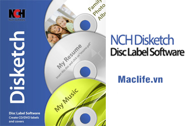 nch disketch disc label software