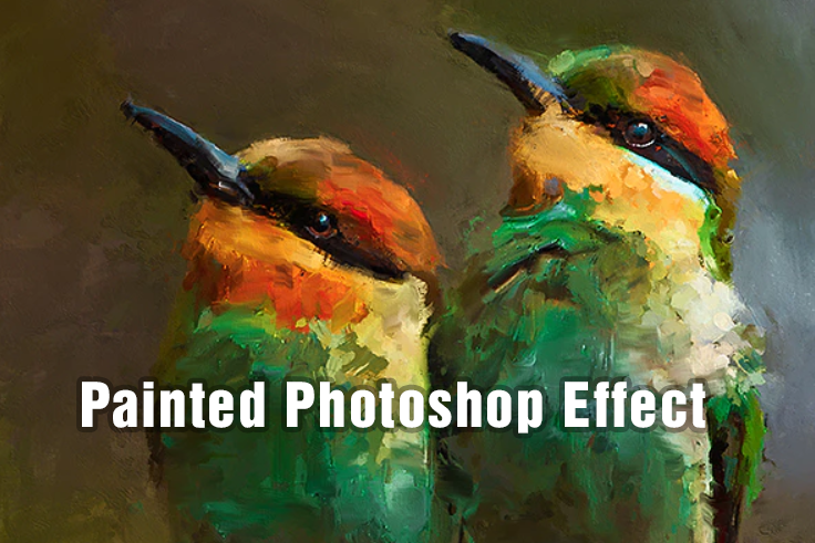 Painted Photoshop MacOs Effect – Action chuyển ảnh thường 1 paint photoshop action