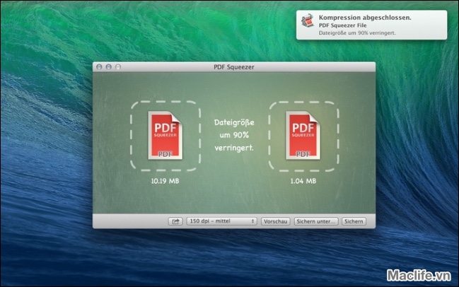 PDF Squeezer MacOs - Giảm kích thước File PDF 1 pdf squeezer