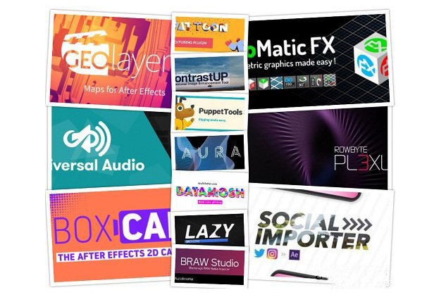 Plugins Collection for After Effects macOS - 34 plugins 1 plugin collection aescripts