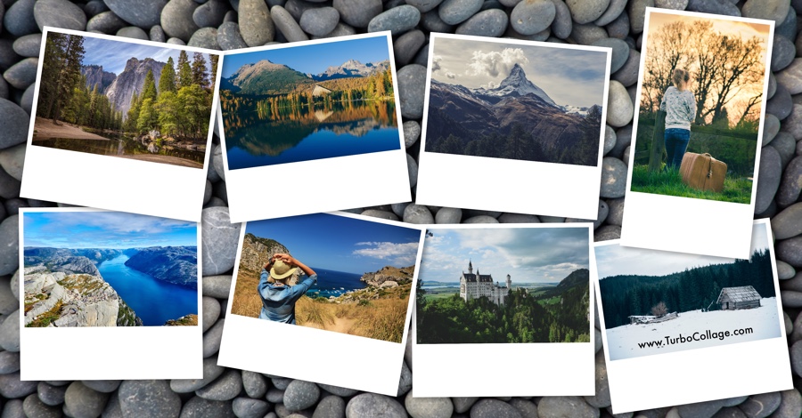 polaroid-collage polaroid collage