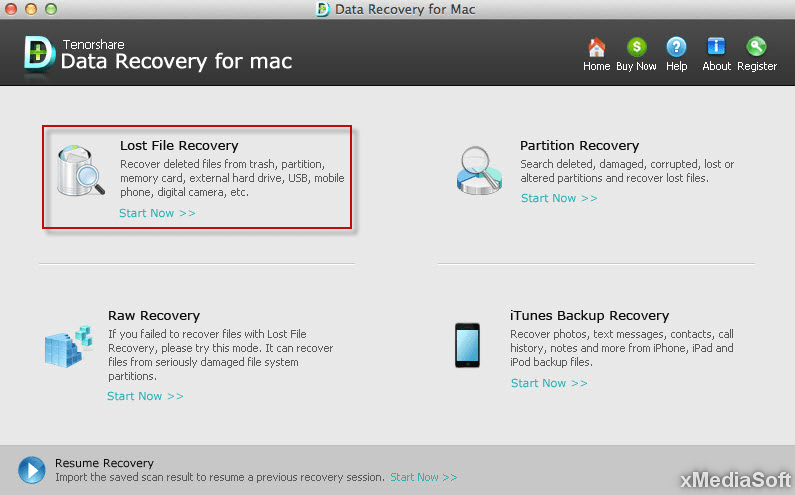 tenorshare data recovery for mac