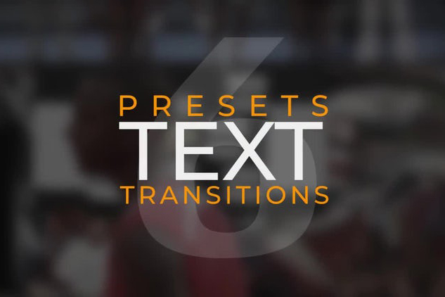Text Transitions V.6 MacOs – 10 hiệu ứng glitch 1 text transitions v 6