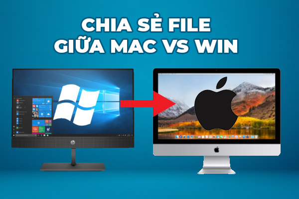 Chia sẻ thư mục dùng chung giữa macOS và Windows 1 transferring files mac pc
