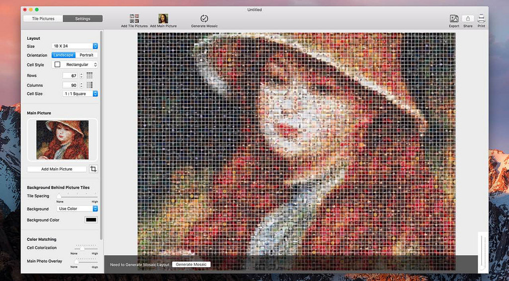 turbomosaic tren mac