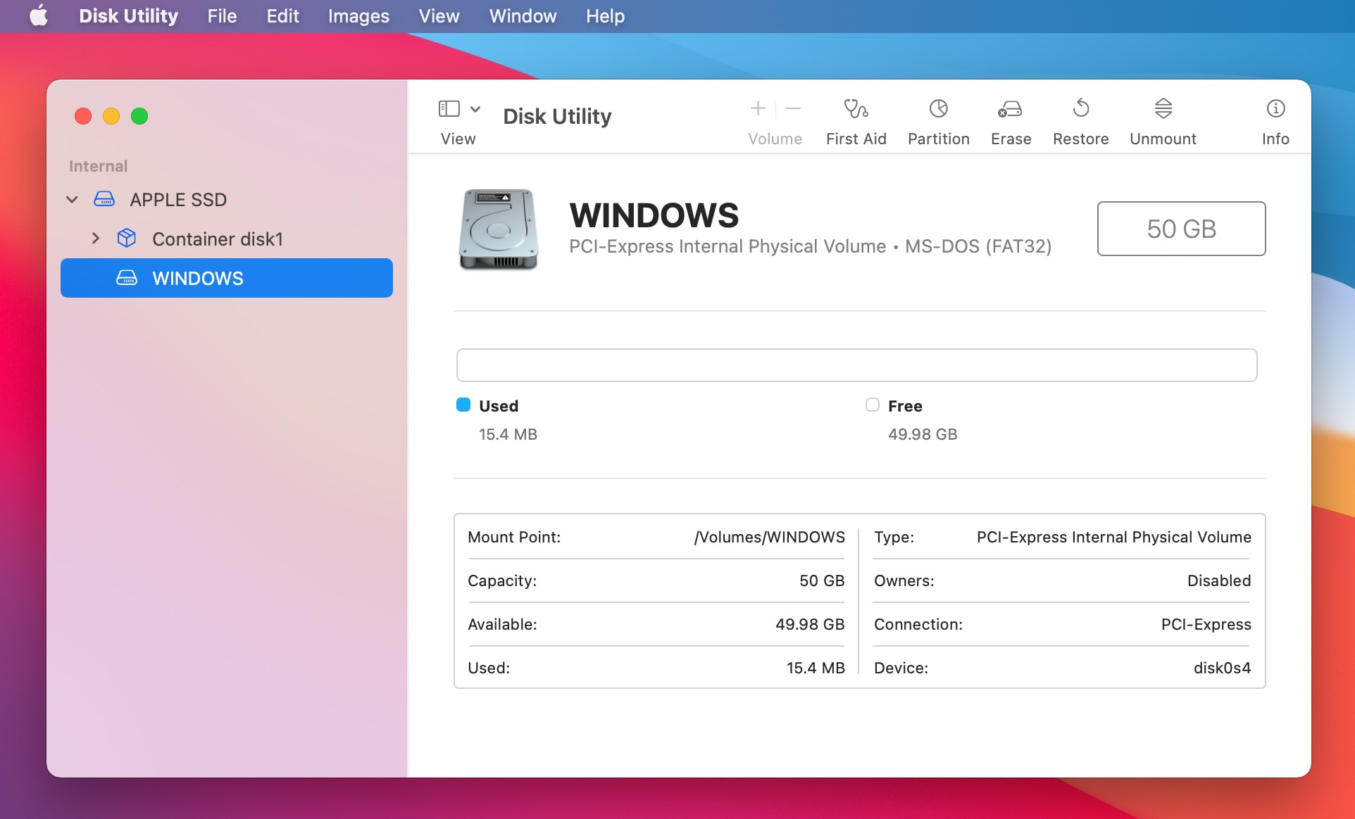 windows 11 partition on mac